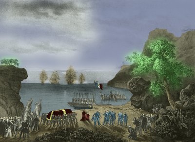 Napoleonin arkku lähtee Saint Helenalta tekijältä Josse Photo