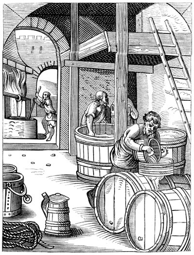 Brewer, 1500-luku 1849. tekijältä Jost Amman