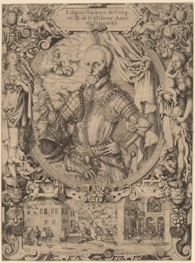 Gaspar de Coligny tekijältä Jost Amman