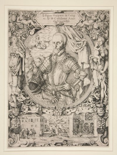 Gaspard de Coligny, Ranskan amiraali tekijältä Jost Amman