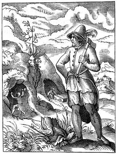 Kaivosmies, 1500-luku 1849. tekijältä Jost Amman