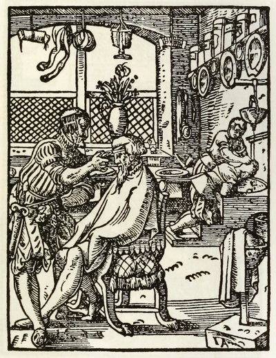 Parturit ammatteja ja ammatteja kuvaavasta sarjasta, joka julkaistiin ensimmäisen kerran Das Ständebuchissa 1568 Frankfurtissa, Saksassa tekijältä Jost Amman