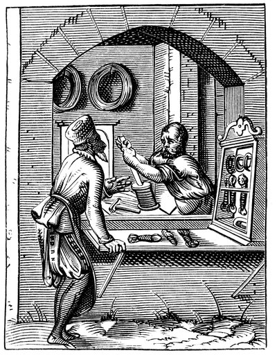 Wire Worker, 1500-luku tekijältä Jost Amman
