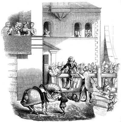 Ritarin kuluminen, 1565 1849. tekijältä Jost Ammon