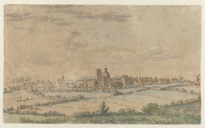 Näkymä Scherpenheuveliin, Flanderin Brabantissa tekijältä Josua de Grave (attributed to)