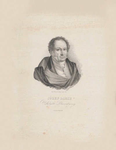 Säveltäjä Józef Damsen muotokuva 1789-1852, 1840. tekijältä Jozef Hilary Glowacki