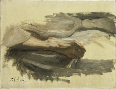 Saulin jalat tekijältä Jozef Israëls (signed by artist)