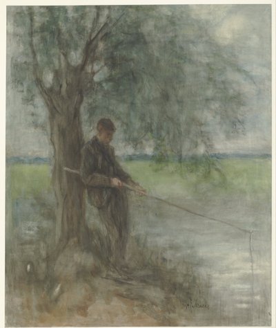 Yksi kalastaja tekijältä Jozef Israëls