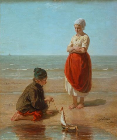 Kalastajien lapset / Meren lapset tekijältä Jozef Israëls