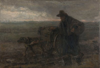 Maaseututeillä ja -pelloilla (alkuperäinen nimi) tekijältä Jozef Israëls