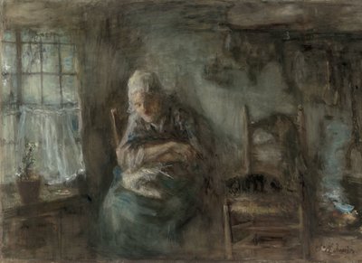 Vanha kalastaja tekijältä Jozef Israëls