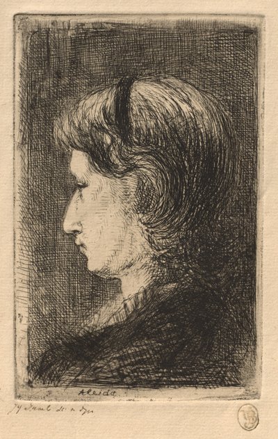 Rouvan muotokuva Israel, 1875. tekijältä Jozef Israëls