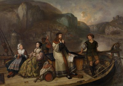 Albrecht Dürer Purjehtimassa Reiniä pitkin tekijältä Jozef Lies