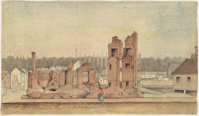 Ruins of a Tavern, Petersburg, Virginia tekijältä Jr. William Skinner Simpson