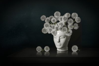 Dandelion Head -maljakko tekijältä Juan Antonio Palacios