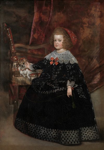 Maria Teresa 1638-1683, Espanjan infanta, n. 1645. tekijältä Juan Battista Martinez del Mazo