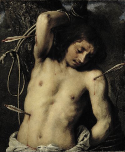 Pyhä Sebastian tekijältä Juan Carreño de Miranda (attributed to)