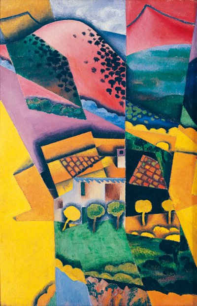 Maisema Ceretissä tekijältä Juan Gris