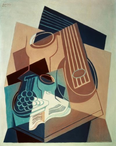 Mandoliini ja rusinoita tekijältä Juan Gris