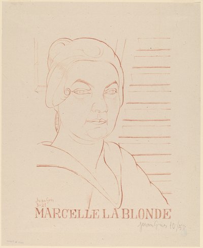Marcelle blondi tekijältä Juan Gris