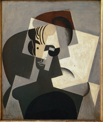 Josette Grisin muotokuva - Öljy kankaalle tekijältä Juan Gris