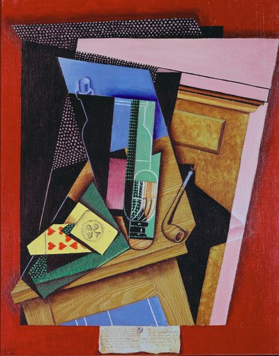 Asetelma runon kanssa tekijältä Juan Gris