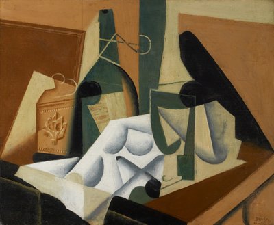 Valkoinen pöytäliina, 1912-16 tekijältä Juan Gris
