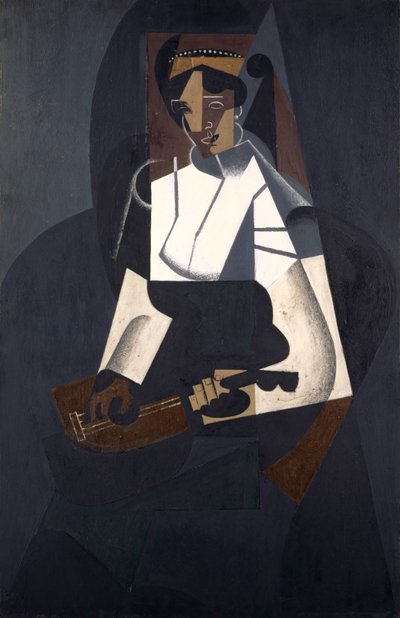 Nainen mandoliinin kanssa, Corot