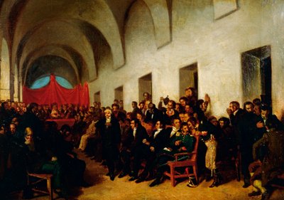 Cabildo istunnossa 22. toukokuuta tekijältä Juan Manuel Blanes