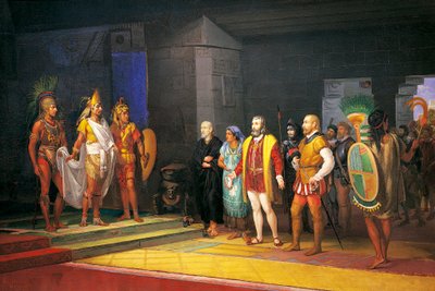 Hernan Cortez ja Montezuma Meksikossa tekijältä Juan Ortega