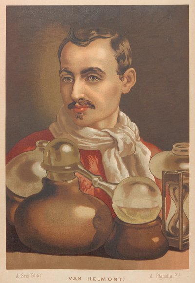 Johan Baptista van Helmontin muotokuva 1580-1644, 1879. tekijältä Juan Planella y Rodríguez