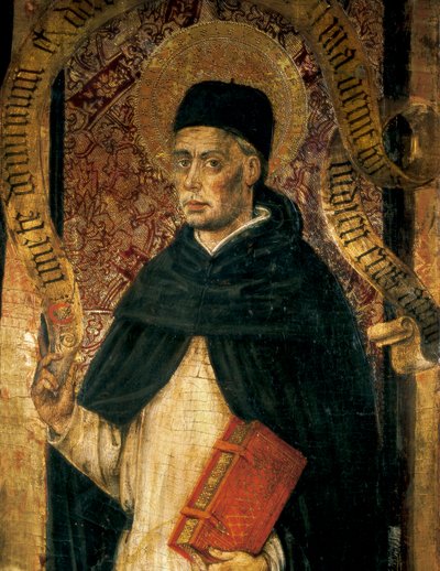 Dominikaanisen papin St. Vincent Ferrerin (1350-1419) edustus tekijältä Juan Rexach or Reixach