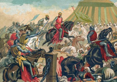 Las Navas de Tolosan taistelu tekijältä Juan Serra y Pausas