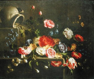 Kannusta pudonneet kukat, 1665 tekijältä Juan de Arellano