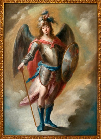 Arkkienkeli Pyhä Mikael - Juan de Espinalin (1714-1783) maalaus, öljy kankaalle, n. 1780 - Sevillan taidemuseo, Espanja tekijältä Juan de Espinal