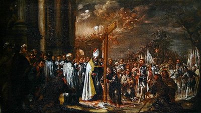 Ristin korotus (öljy kankaalle) tekijältä Juan de Valdes Leal