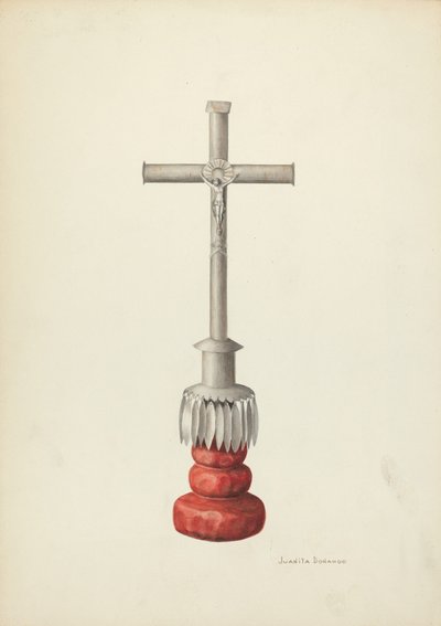 Krusifiksi, c. 1936. tekijältä Juanita Donahoo