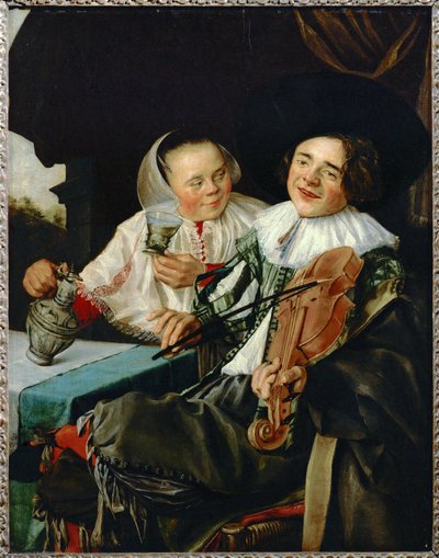 La joyeuse companie - iloinen yritys ... tekijältä Judith (attr. to) Leyster