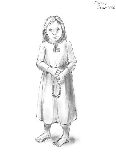 Anglosaksinen tyttö, 5.-10. vuosisata, 1990-2010 tekijältä Judith Dobie