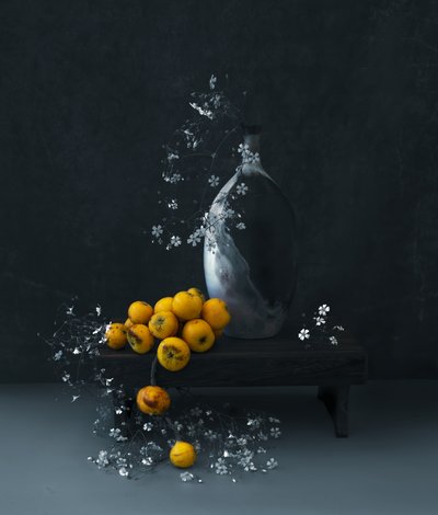 Moody Yellow -hedelmät tekijältä Judy Tseng