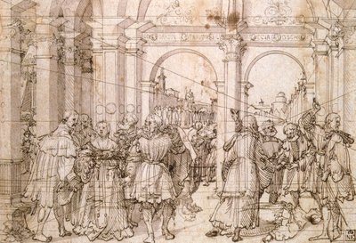 Lucretian itsemurha, 1500-luvun alku tekijältä Jörg Breu the Elder
