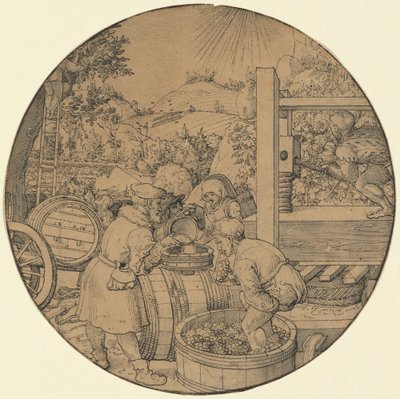 Viinin sato (syyskuu) tekijältä Jörg Breu the Elder