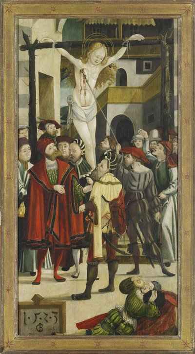 Rintojen poisto. Pyhän Agathan alttarin siipi, 1523 tekijältä Jörg Greimold