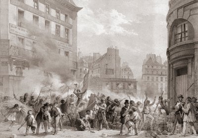 1848 vallankumous, Ranska tekijältä Jules (after) David