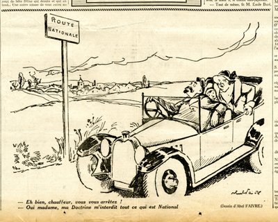 Candide, Satiirinen N & B:ssä tekijältä Jules Abel Faivre