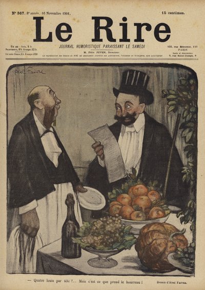 Kuvitus Le Rirelle tekijältä Jules Abel Faivre