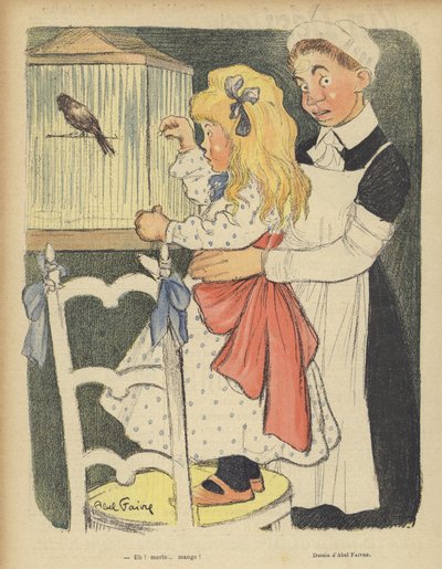 Kuvitus Le Rirelle tekijältä Jules Abel Faivre
