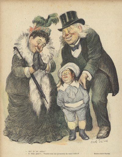 Kuvitus Le Rirelle tekijältä Jules Abel Faivre
