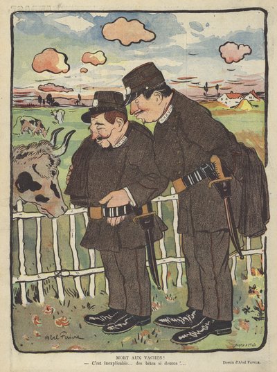 Kuvitus Le Rirelle tekijältä Jules Abel Faivre