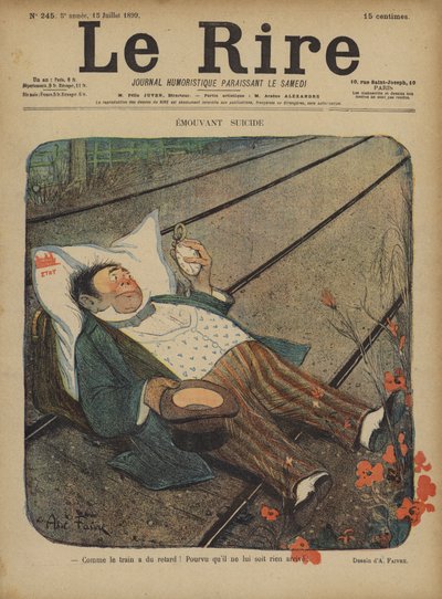 Kuvitus Le Rirelle tekijältä Jules Abel Faivre